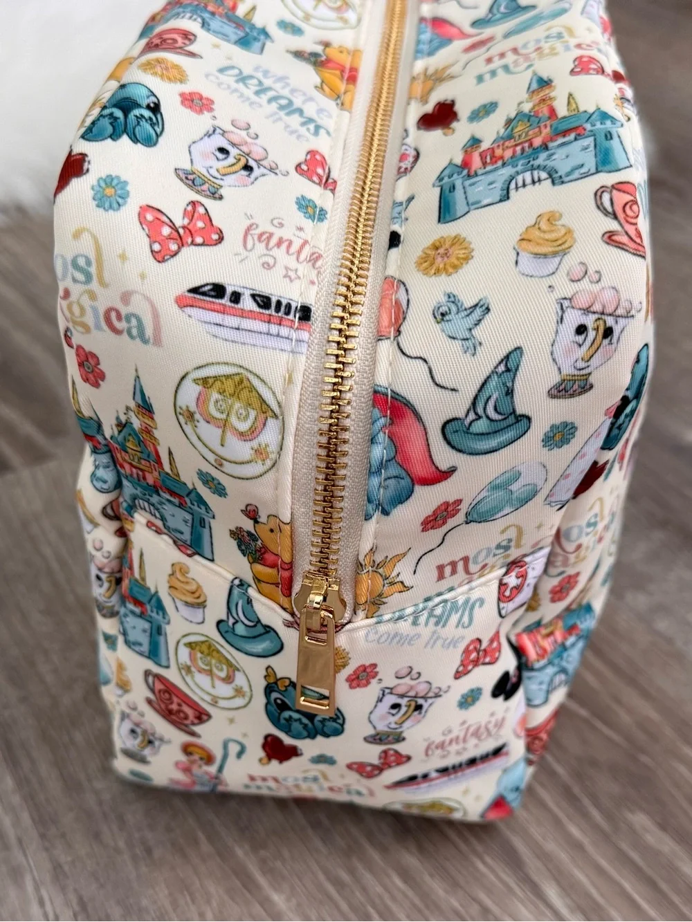 HONEY BOUTIQUE Magical Characters Makeup Cosmetic Travel Bag